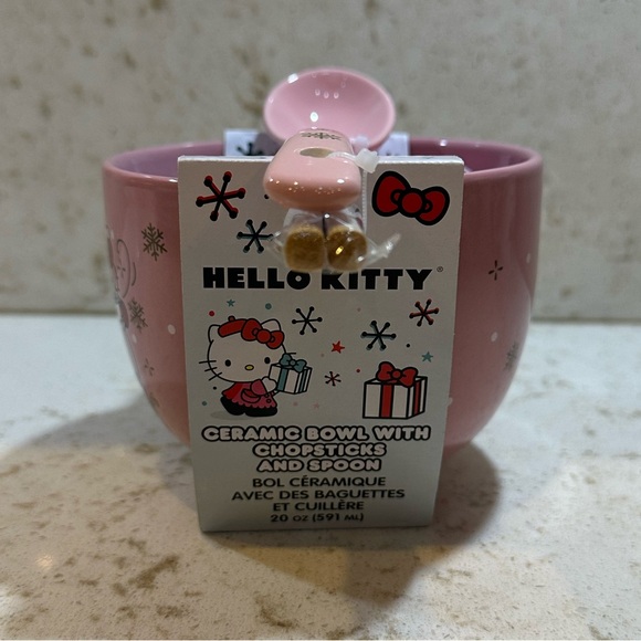 Hello Kitty x Sanrio Warm Wishes Holiday Ceramic Bowl Set *BNWT* - Picture 4 of 4